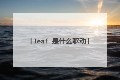 leaf 是什么驱动