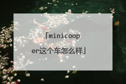 minicooper这个车怎么样