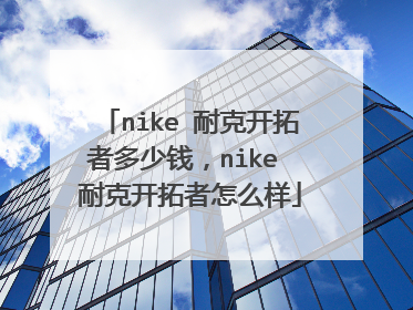 nike 耐克开拓者多少钱，nike 耐克开拓者怎么样