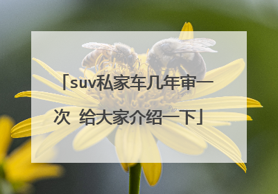 suv私家车几年审一次 给大家介绍一下