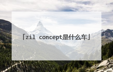 zil concept是什么车
